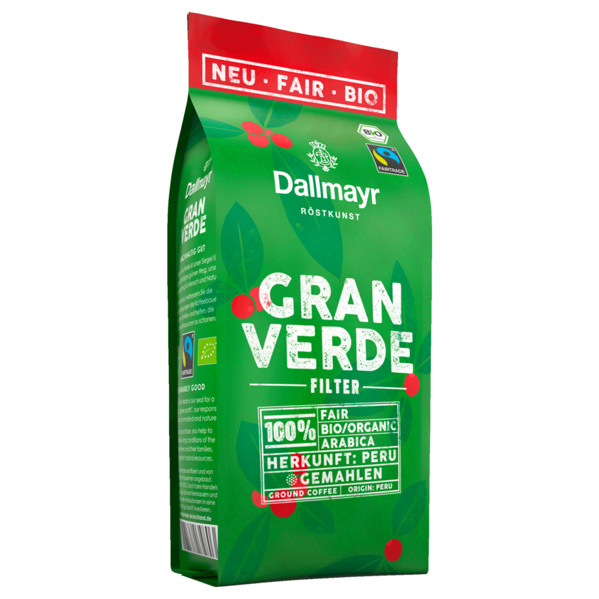 Dallmayr Bio Filterkaffee Gran Verde 220g